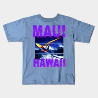 Surf Maui (Light Shirt) Kids T-Shirt